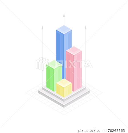 Isometric Infographic as Graphic Visual Representation of Information or Data Vector Illustration Isometric Infographic as Graphic Visual Representation of Information or Data Vector Illustration 78268563
