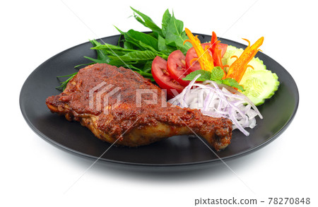 Ayam Golek Grilled Chicken Drumstick with Coconut Cream Sauce Melayu Style 78270848