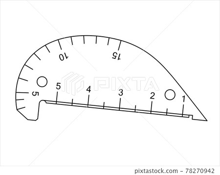 Krasovsky. Measuring tool and instrument for high-precision measurements for industry and business. Vector illustration isolated on white background. Krasovsky. Measuring tool and instrument for high-precision measurements for industry and business. Vector illustration isolated on white background. 78270942