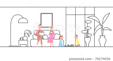 生活線描+輕鬆家庭 78274056