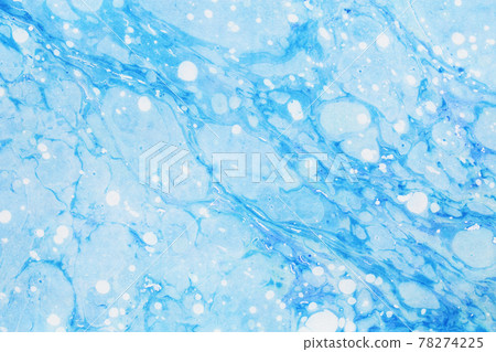 Japanese paper blue marbling texture 78274225