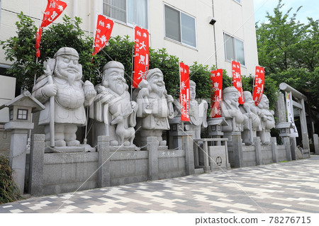 Horikiri Tenso Shrine Shobu Seven Lucky Gods Horikiri, Katsushika-ku Horikiri Tenso Shrine Shobu Seven Lucky Gods Horikiri, Katsushika-ku 78276715