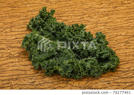 Fresh green Cale Cabbage leaf 78277461