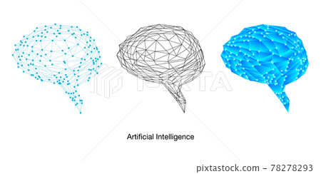 Brain Miso Artificial Intelligence Brain Knowledge Program Icon Illustration Vector Material 78278293