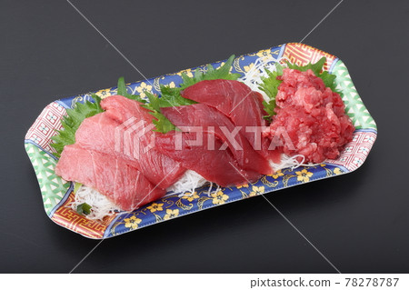 Tuna sashimi (book tuna, lean meat, dropout) 78278787