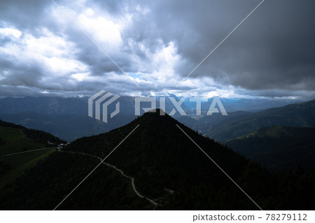 view at the herzogstand mountain in bavaria view at the herzogstand mountain in bavaria 78279112