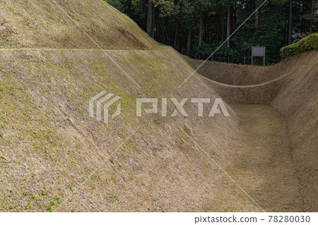 Historic site Yamanaka Castle Ruins Shoji digging Historic site Yamanaka Castle Ruins Shoji digging 78280030