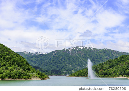 Tsukiyama湖大噴泉 78280308