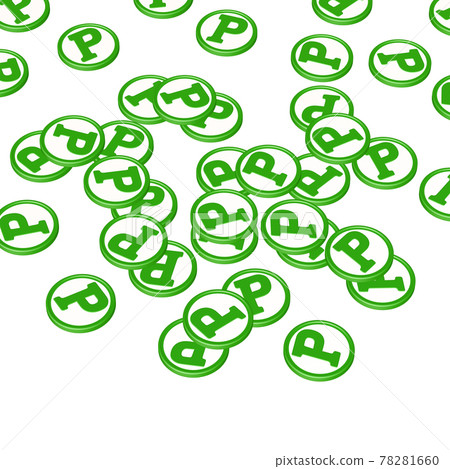Economic illustration Background material Image of points to be accumulated Green chips scattered (1) Economic illustration Background material Image of points to be accumulated Green chips scattered (1) 78281660
