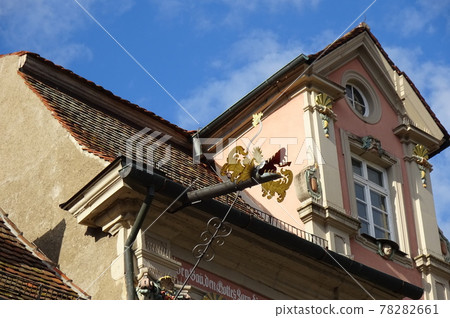 古老的歐洲建築(Schwäbisch Hall,德國) 古老的歐洲建築(Schwäbisch Hall,德國) 78282661