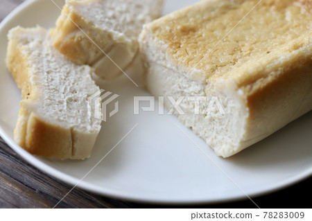 Homemade moist and rich cheese terrine 78283009