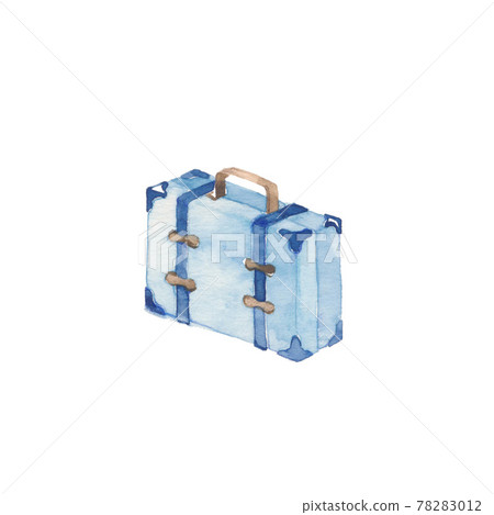 藍色復古手提箱 藍色復古手提箱 78283012