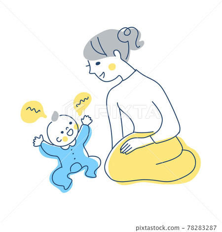 寶寶和媽媽 寶寶和媽媽 78283287