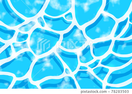 Water surface reflecting the sky Image of healing water Water surface reflecting the sky Image of healing water 78283503