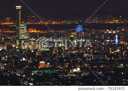 大阪平原-神戶夜景 大阪平原-神戶夜景 78285915