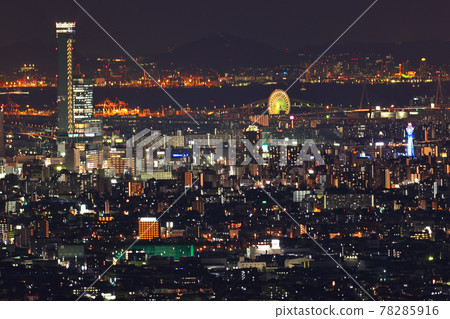 大阪平原-神戶夜景 大阪平原-神戶夜景 78285916