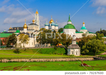 View of Trinity Lavra of St. Sergius in Sergiev Posad, Russia View of Trinity Lavra of St. Sergius in Sergiev Posad, Russia 78287680