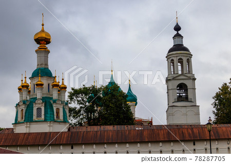 Vvedensky Tolga convent in Yaroslavl, Russia. Golden ring of Russia Vvedensky Tolga convent in Yaroslavl, Russia. Golden ring of Russia 78287705