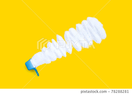 Detergent powder with measuring spoon for clothes washing. Laundry concept. 78288281