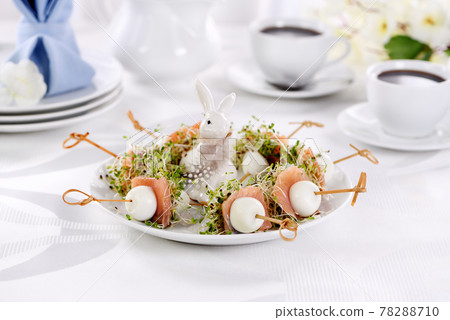 Easter table appetizer 78288710