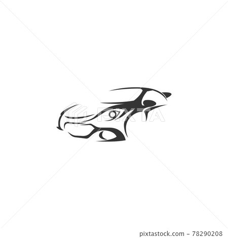 Car icon logo design concept illustration Car icon logo design concept illustration 78290208