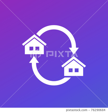 removal, moving in the new house vector icon 78290684
