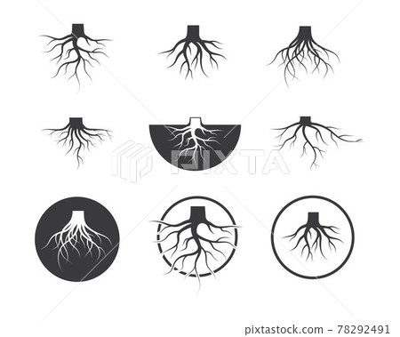 tree roots vector icon illustration design tree roots vector icon illustration design 78292491