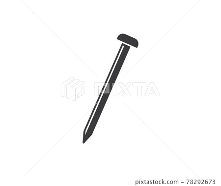 metal nail vector illustration design metal nail vector illustration design 78292673