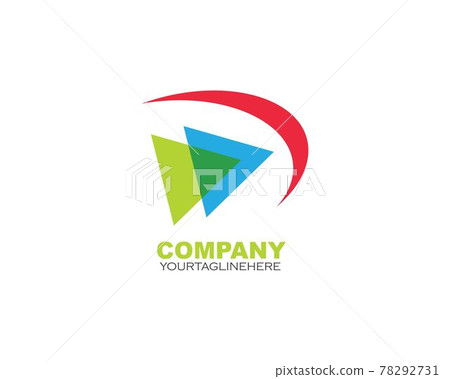Arrow icon vector illustration Logo Template 78292731