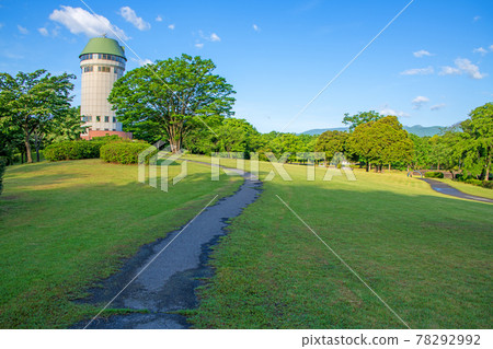 春天的景色 那須之原公園 展望山附近的景色 78292992
