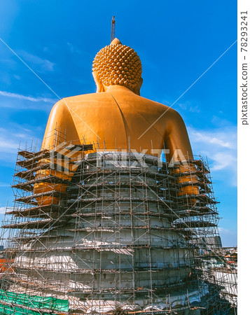 Wat Paknam Bhasicharoen, a temple, pagoda and Buddha statue in Bangkok Thailand Wat Paknam Bhasicharoen, a temple, pagoda and Buddha statue in Bangkok Thailand 78293241
