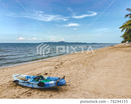 view of Jomtien beach during covid lockdown, Pattaya, Chonburi, Thailand 78294155