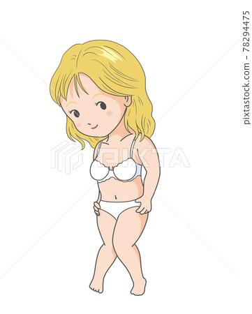 穿著性感內衣的女人 穿著性感內衣的女人 78294475