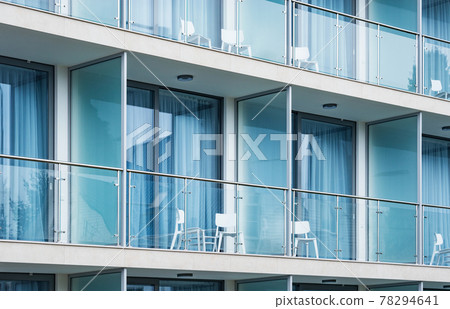 Balconies and windows of the new house. Balconies and windows of the new house. 78294641