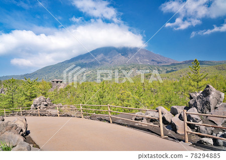 [Sakurajima from Arimura Lava Observatory] Arimura-cho, Kagoshima City, Kagoshima Prefecture 78294885