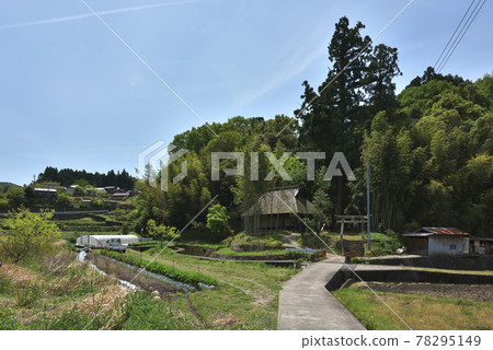 Ogawa Rural Kabuki Stage in the precincts of Otoshi Shrine 78295149