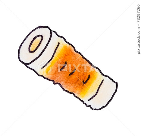 用彩色鉛筆手寫的竹輪 78297260