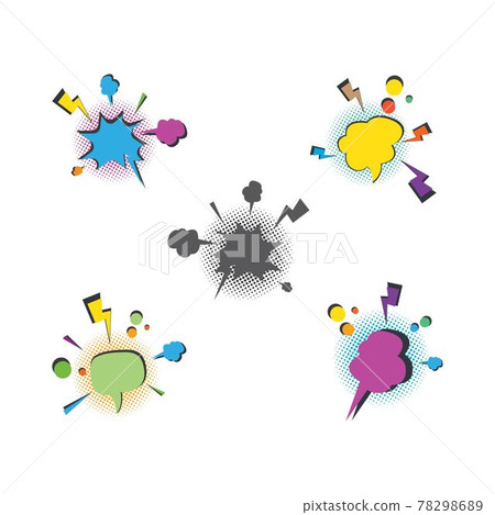 blank comic speech bubble art vector illustration blank comic speech bubble art vector illustration 78298689