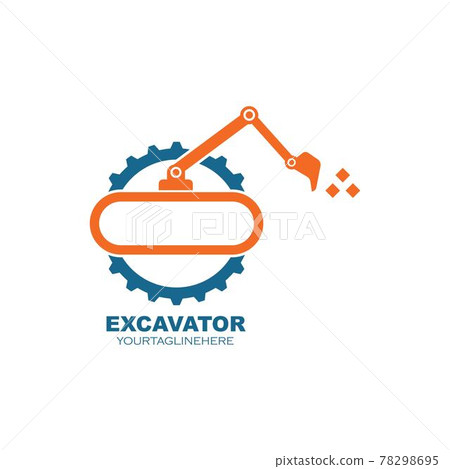 excavator icon logo vector design excavator icon logo vector design 78298695