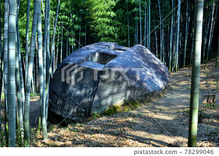 位於奈良縣柏原市白梨町的巨石史蹟增田岩船 78299046