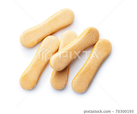 Italian cookie savoiardi. Sweet biscuits. Sponge cookies tiramisu. 78300193
