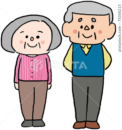 Smile grandpa grandma 78300215