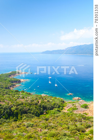 Corsica island, Cupabia gulf. Summer day 78301338