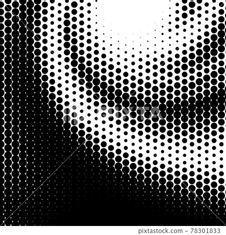 Halftone effect, trendy dotted illusion of gradient, vector EPS10 Halftone effect, trendy dotted illusion of gradient, vector EPS10 78301833