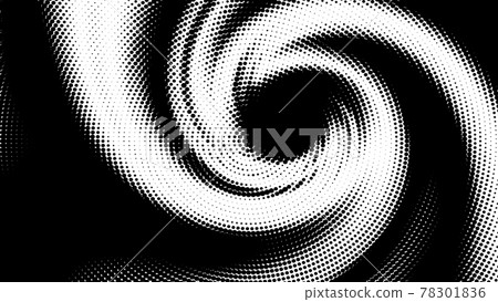 Halftone effect, trendy dotted illusion of gradient, vector EPS10 78301836