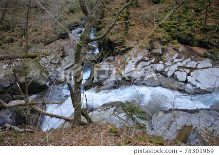 Unexplored region of Nasushiobara Sukkanzawa Nisaburo Falls 78301969