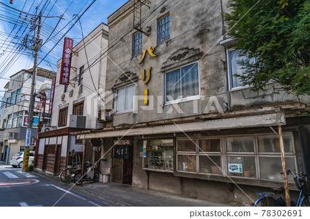 秩父、埼玉市的街景 秩父神社 表參道盤場通周圍的風景 78302691