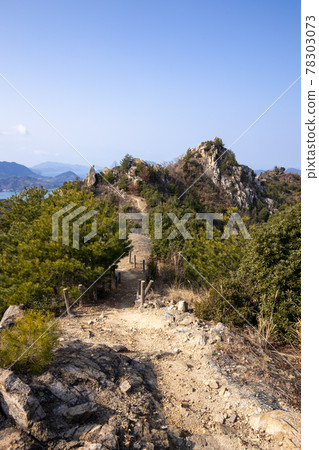 Washigatozan mountain trail (Omishima, Imabari City, Ehime Prefecture) Washigatozan mountain trail (Omishima, Imabari City, Ehime Prefecture) 78303073
