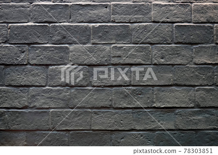 Brick wall black stone design texture background Brick wall black stone design texture background 78303851