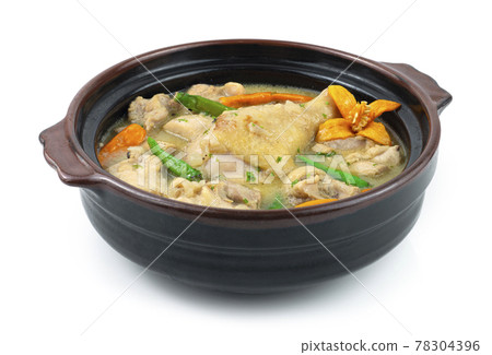 Shahi Chicken Korma White Curry Soup Indian Food Shahi Chicken Korma White Curry Soup Indian Food 78304396